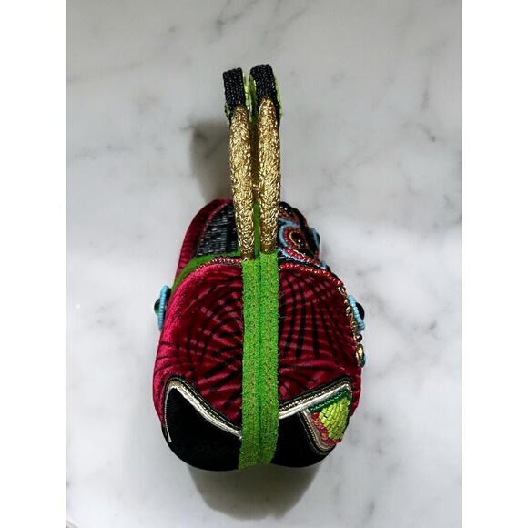 Vintage Mary Frances Jeweled Flower Handbag - Picture 4 of 11